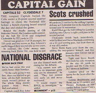 19910915LondonCapitalsClydesdaleColtsa.jpg (45943 bytes)